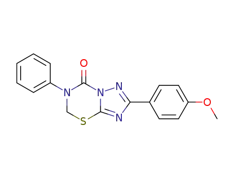 2-(4-methoxy-phenyl)-5-phenyl-5,6-dihydro-7-thia-1,3,3a,5-tetraaza-inden-4-one