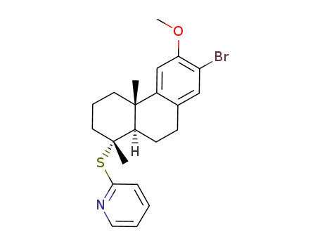 13-bromo-12-methoxy-4α-(2'-pyridylthio)-18-norpodocarpa-8,11,13-triene