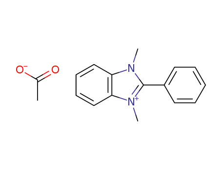 1,3-Dimethyl-2-phenylbenzimidazolium acetate