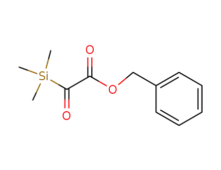 Acetic acid, oxo(trimethylsilyl)-, phenylmethyl ester