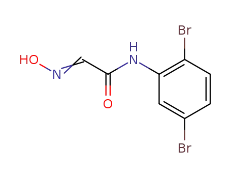 N-(2,5-dibromophenyl)-2-(N-hydroxyimino)acetamide