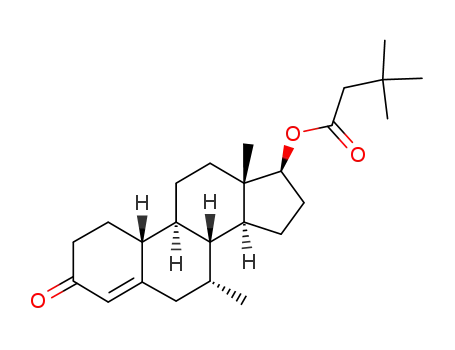 3,3-Dimethyl-butyric acid (7R,8R,9S,10R,13S,14S,17S)-7,13-dimethyl-3-oxo-2,3,6,7,8,9,10,11,12,13,14,15,16,17-tetradecahydro-1H-cyclopenta[a]phenanthren-17-yl ester