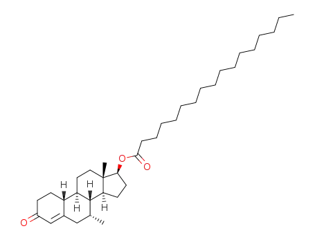 Heptadecanoic acid (7R,8R,9S,10R,13S,14S,17S)-7,13-dimethyl-3-oxo-2,3,6,7,8,9,10,11,12,13,14,15,16,17-tetradecahydro-1H-cyclopenta[a]phenanthren-17-yl ester