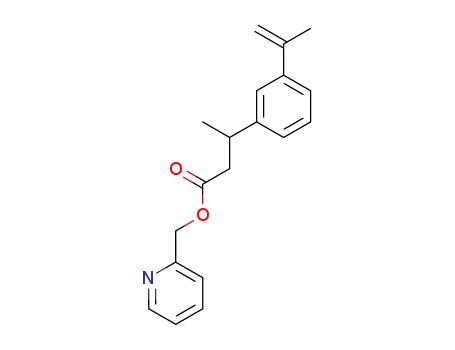 3-(3-isopropenyl-phenyl)-butyric acid pyridin-2-ylmethyl ester