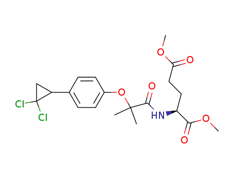 N-{2-[4-(2,2-Dichlorcyclopropyl)phenoxy]-2-methylpropanoyl}-L-glutaminsaeure-dimethylester
