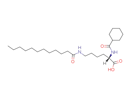 Nα-(cyclohexylcarbonyl)-Nε-(1-oxododecyl)-L-lysine