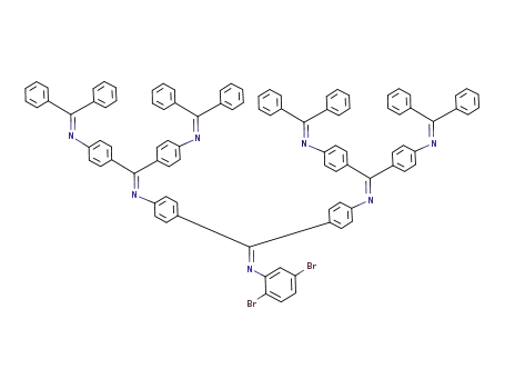 {Bis-[4-({bis-[4-(benzhydrylidene-amino)-phenyl]-methylene}-amino)-phenyl]-methylene}-(2,5-dibromo-phenyl)-amine
