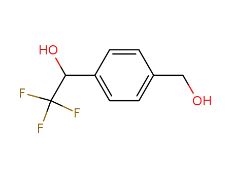 Molecular Structure of 819080-12-1 (1,4-Benzenedimethanol, a-(trifluoromethyl)-)