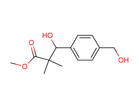 methyl-2,2-dimethyl-3-hydroxy-3-(4-hydroxymethylphenyl)-propionate