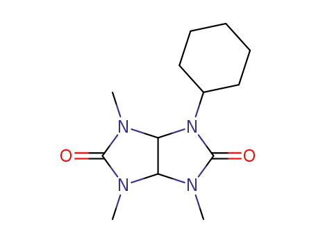 8-cyclohexyl-2,4,6-trimethyl-2,4,6,8-tetraazabicyclo[3.3.0]octane-3,7-dione