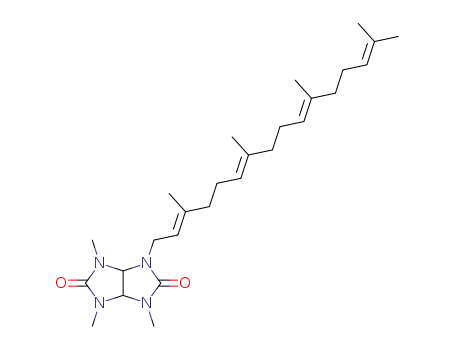 2-[(2E,6E,10E)-3,7,11,15-tetramethylhexadeca-2,6,10,14-tetraenyl]-4,6,8-trimethyl-2,4,6,8-tetraazabicyclo[3.3.0]octane-3,7-dione