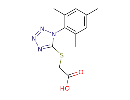 [(1-mesityl-1H-tetrazol-5-yl)thio]acetic acid