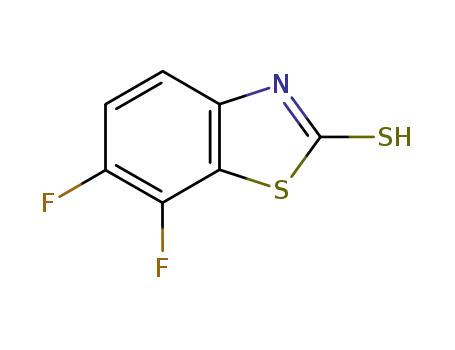6,7-difluoro-2-mercaptobenzothiazole