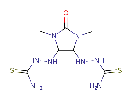 1,3-dimethyl-4,5-bis(3-thiosemicarbazido)imidazolidin-2-one