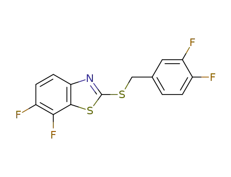 2-(3,4-difluoro-benzylsulfanyl)-6,7-difluoro-benzothiazole