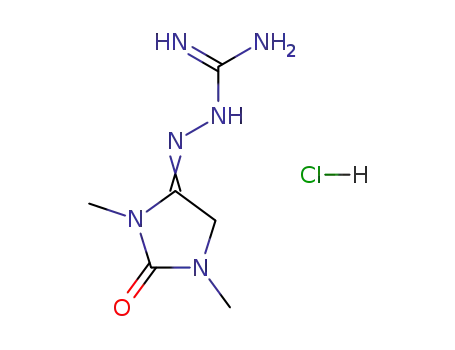 4-(guanidinoimino)-1,3-dimethylimidazolidin-2-one hydrochloride
