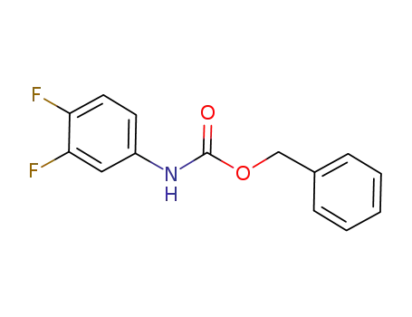 Molecular Structure of 250372-11-3 (benzyl 3,4-difluorophenylcarbaMate)