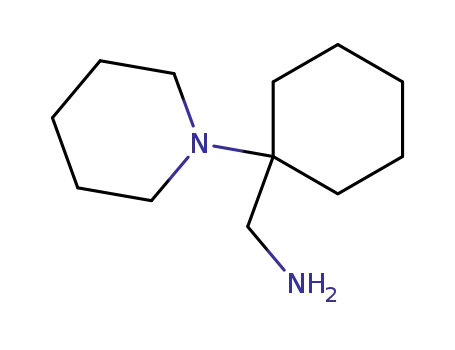 Molecular Structure of 41805-36-1 (C-(1-PIPERIDIN-1-YL-CYCLOHEXYL)-METHYLAMINE)