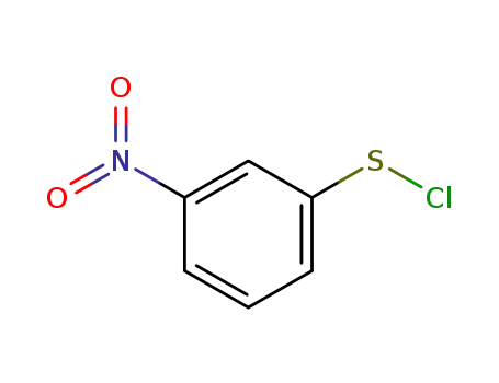 Molecular Structure of 37692-14-1 (Benzenesulfenyl chloride, 3-nitro-)
