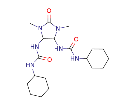 4,5-bis(3-cyclohexylureido)-1,3-dimethyl-imidazolidin-2-one