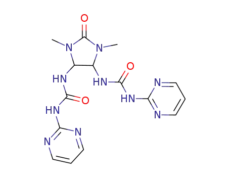 1,3-dimethyl-4,5-bis[3-(2-pyrimidinyl)ureido]imidazolidin-2-one