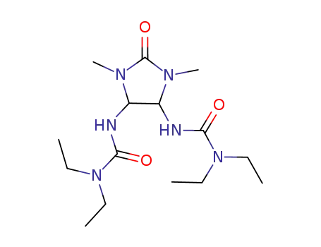 1,3-dimethyl-4,5-bis(3,3-diethyllureido)imidazolidin-2-one