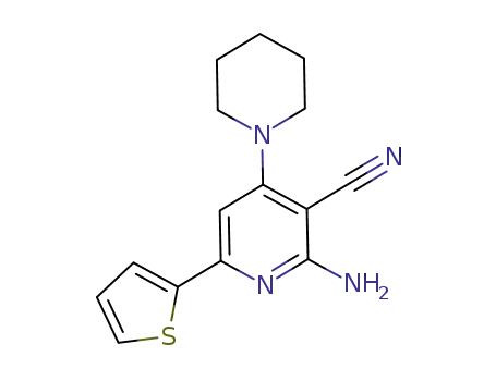 2'-amino-6'-thiophen-2-yl-3,4,5,6-tetrahydro-2H-[1,4']bipyridinyl-3'-carbonitrile
