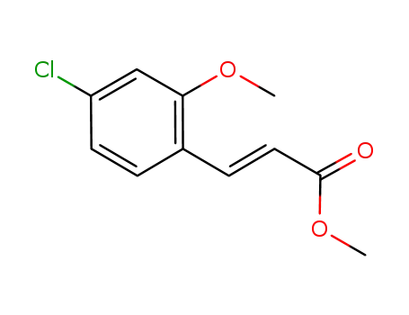 methyl (E)-3-(4-chloro-2-methoxyphenyl)acrylate