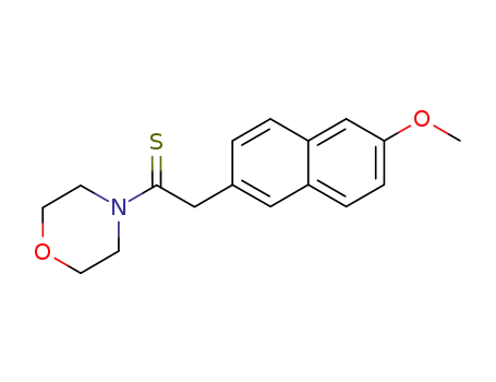Ethanethione,2-(6-methoxy-2-naphthalenyl)-1-(4-morpholinyl)-
