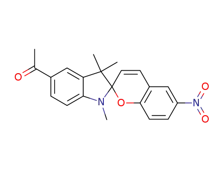 1-(1',3',3'-trimethyl-6-nitro-1',3'-dihydro-spiro[chromene-2,2'-indol]-5'-yl)-ethanone