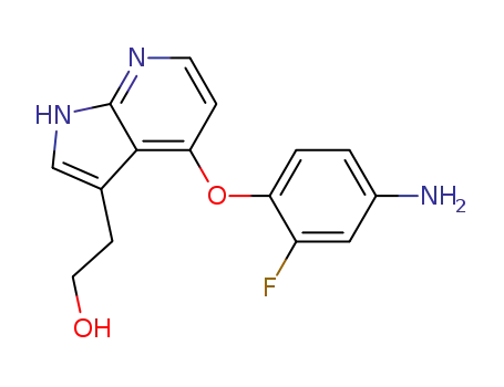 2-[4-(4-amino-2-fluoro-phenoxy)-1H-pyrrolo[2,3-b]pyridin-3-yl]-ethanol