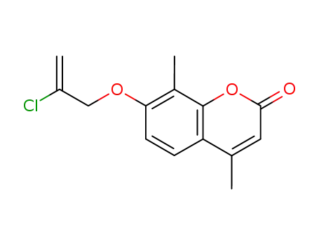 4,8-dimethyl-7-<(β-chloroalllyl)oxy>coumarin