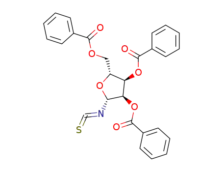 Molecular Structure of 58214-53-2 (2 3 5-TRI-O-BENZOYL-BETA-D-RIBOFURANOSYL)