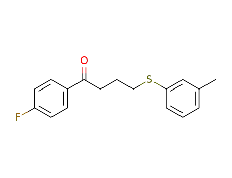 1-(4-Fluorophenyl)-4-(3-methylphenylthio)-1-butanone