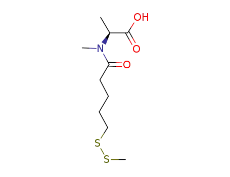 N-methyl-N-(5-methyldithio-pentanoyl)-L-alanine