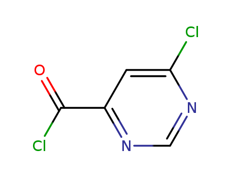 4-Pyrimidinecarbonyl chloride, 6-chloro- (9CI)