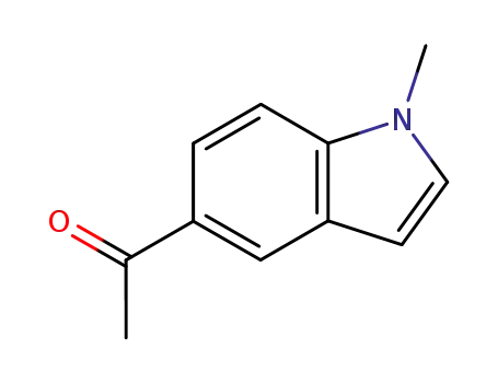 Molecular Structure of 61640-20-8 (1-(1-Methyl-1H-indol-5-yl)ethanone)