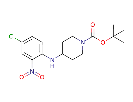 tert-butyl 4-((4-chloro-2-nitrophenyl)amino)piperidine-1-carboxylate