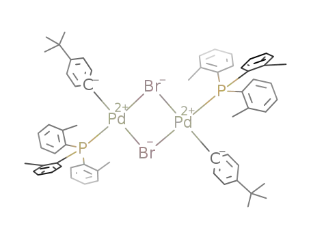 (Pd[P(o-tolyl)3](4-(t)Bu-C6H4)(μ-Br))2