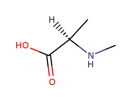 Molecular Structure of 29475-64-7 (N-METHYL-D-ALANINE)