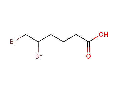 Molecular Structure of 279214-91-4 (5,6-dibromohexanoic acid)