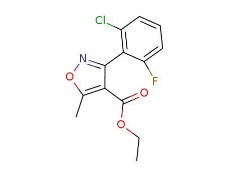 4-Isoxazolecarboxylicacid, 3-(2-chloro-6-fluorophenyl)-5-methyl-, ethyl ester