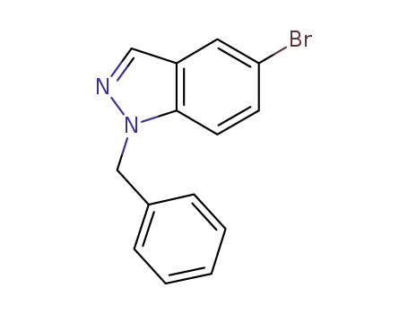 Molecular Structure of 1087160-01-7 (5-Bromo-1-(phenylmethyl)-1H-indazole)