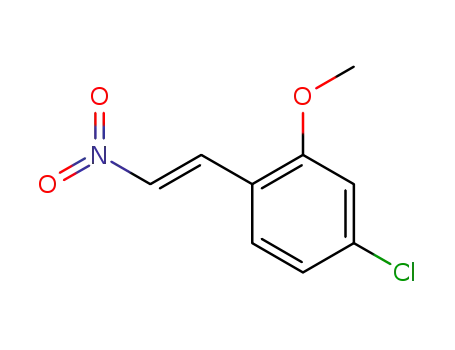 (E)-4-chloro-2-methoxy-1-(2-nitrovinyl)benzene