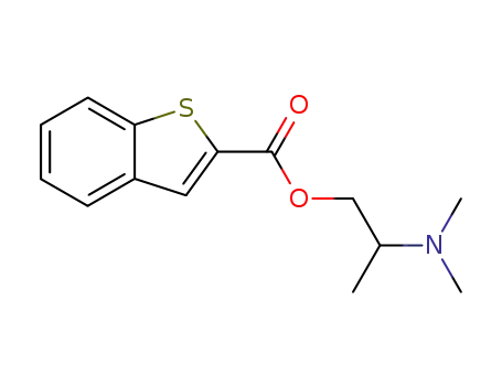 benzo[b]thiophene-2-carboxylic acid-(2-dimethylamino-propyl ester)