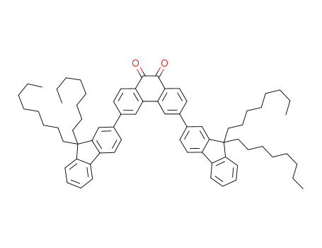 3,6-bis(9',9'-dioctylfluoren-2'-yl)-9,10-phenanthraquinone