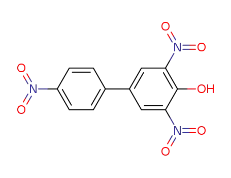 Molecular Structure of 13684-31-6 ([1,1'-Biphenyl]-4-ol,3,4',5-trinitro-)
