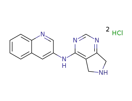 (6,7-dihydro-5H-pyrrolo[3,4-d]pyrimidin-4-yl)-quinolin-3-yl-amine dihydrochloride