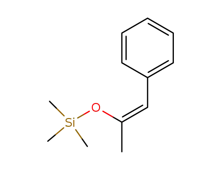 Molecular Structure of 19980-24-6 (Silane, trimethyl[(1-methyl-2-phenylethenyl)oxy]-, (Z)-)