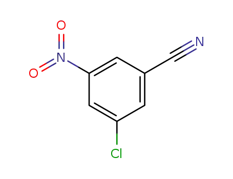 Molecular Structure of 34662-30-1 (3-Chloro-5-nitrobenzonitrile)
